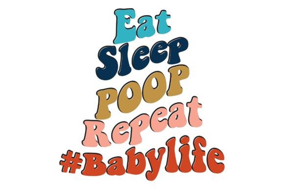 Eat Sleep Poop Repeat Babylife Embroidery Review