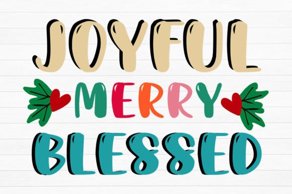 Joyful Merry Blessed Embroidery Review