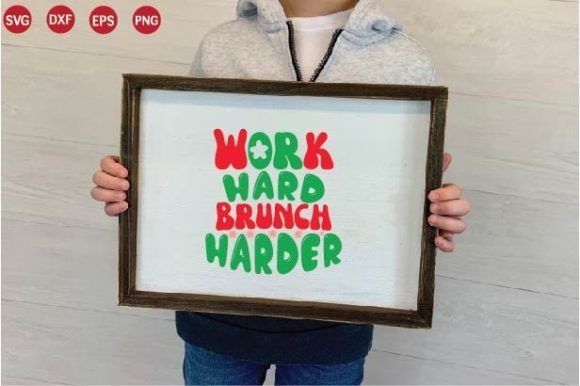 Work Hard Brunch Harder Retro Embroidery Review